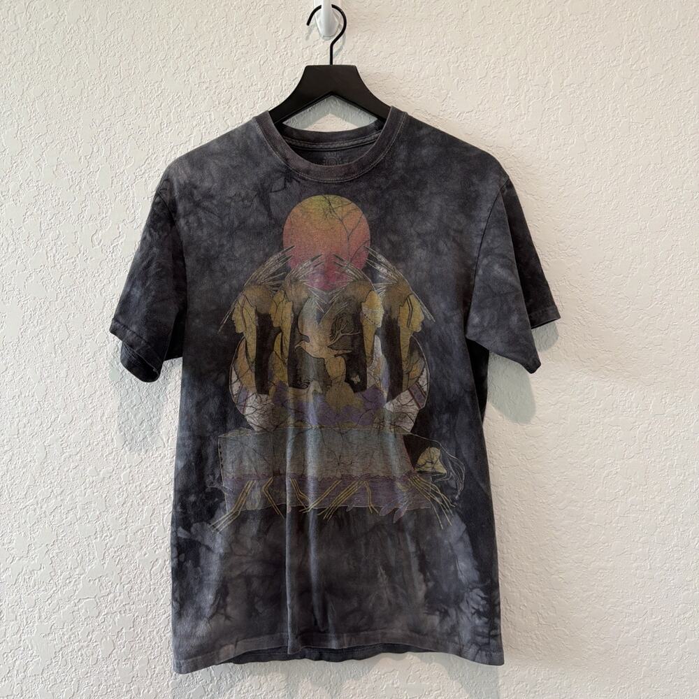 The Mountain Rejuvenate Mother Nature Native American Tribal Gray Tie Dye Medium